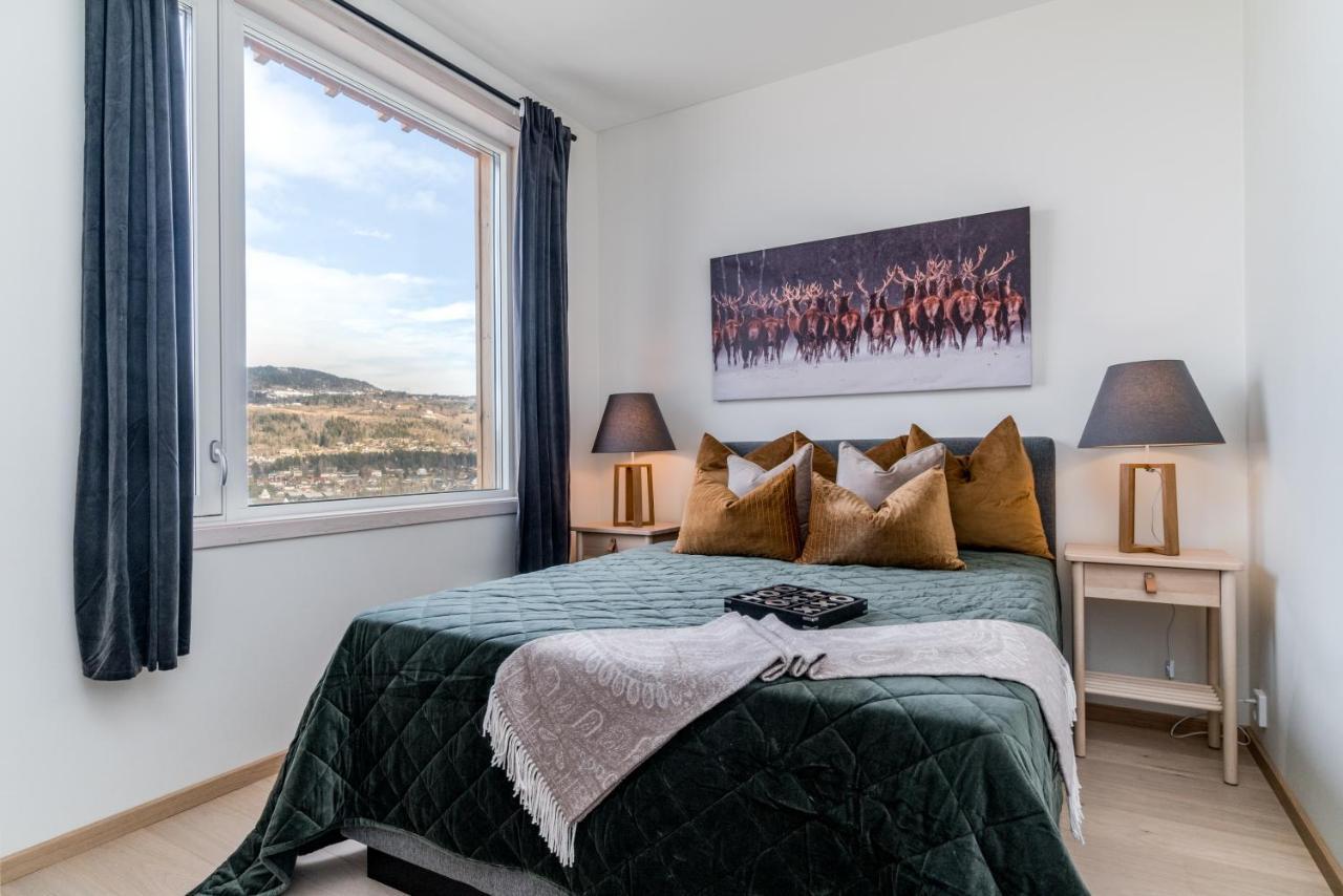 Mjos Tower Apartment - Lovely City View Sjusjøen エクステリア 写真